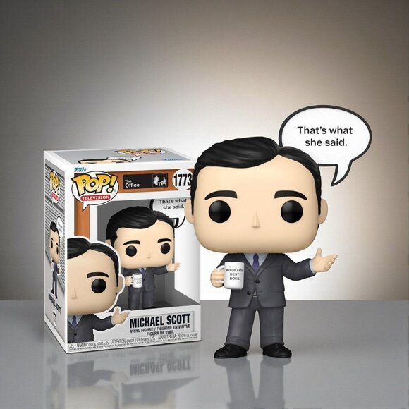 Funko Pop! Television The Office Michael Scott (Thats What She Said) #1773 Vinyl - Picture 1 of 7